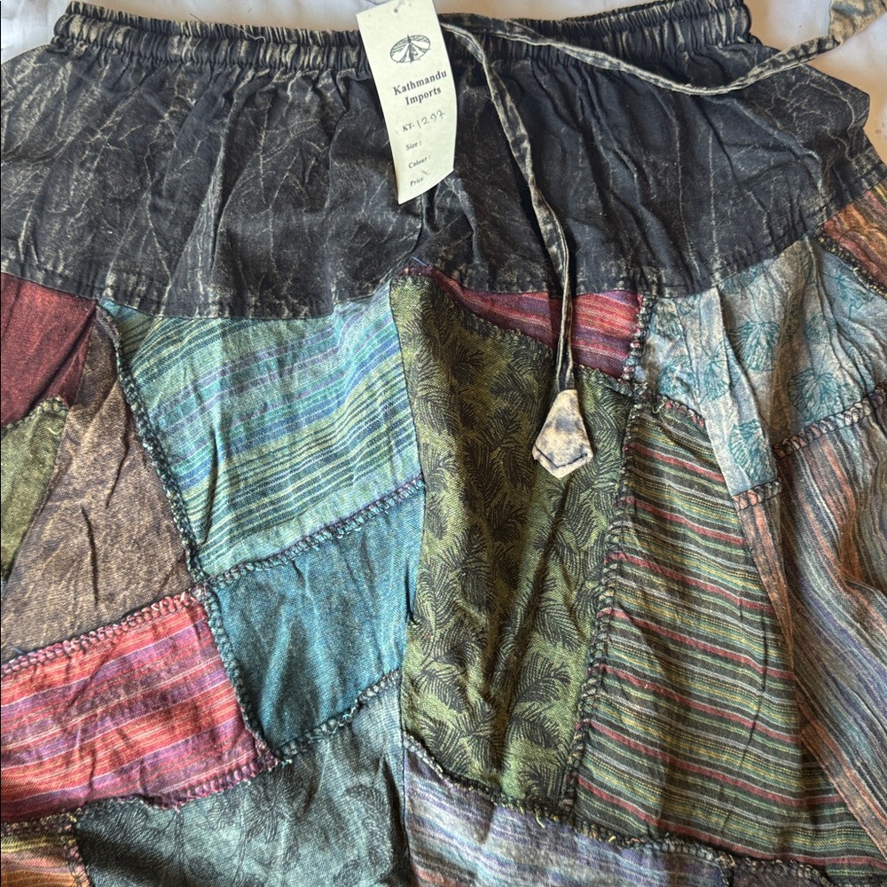 Patchwork Multicolor Men's Pants - image 5